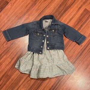 Toddler Bundle: Two Dresses & Denim Jacket